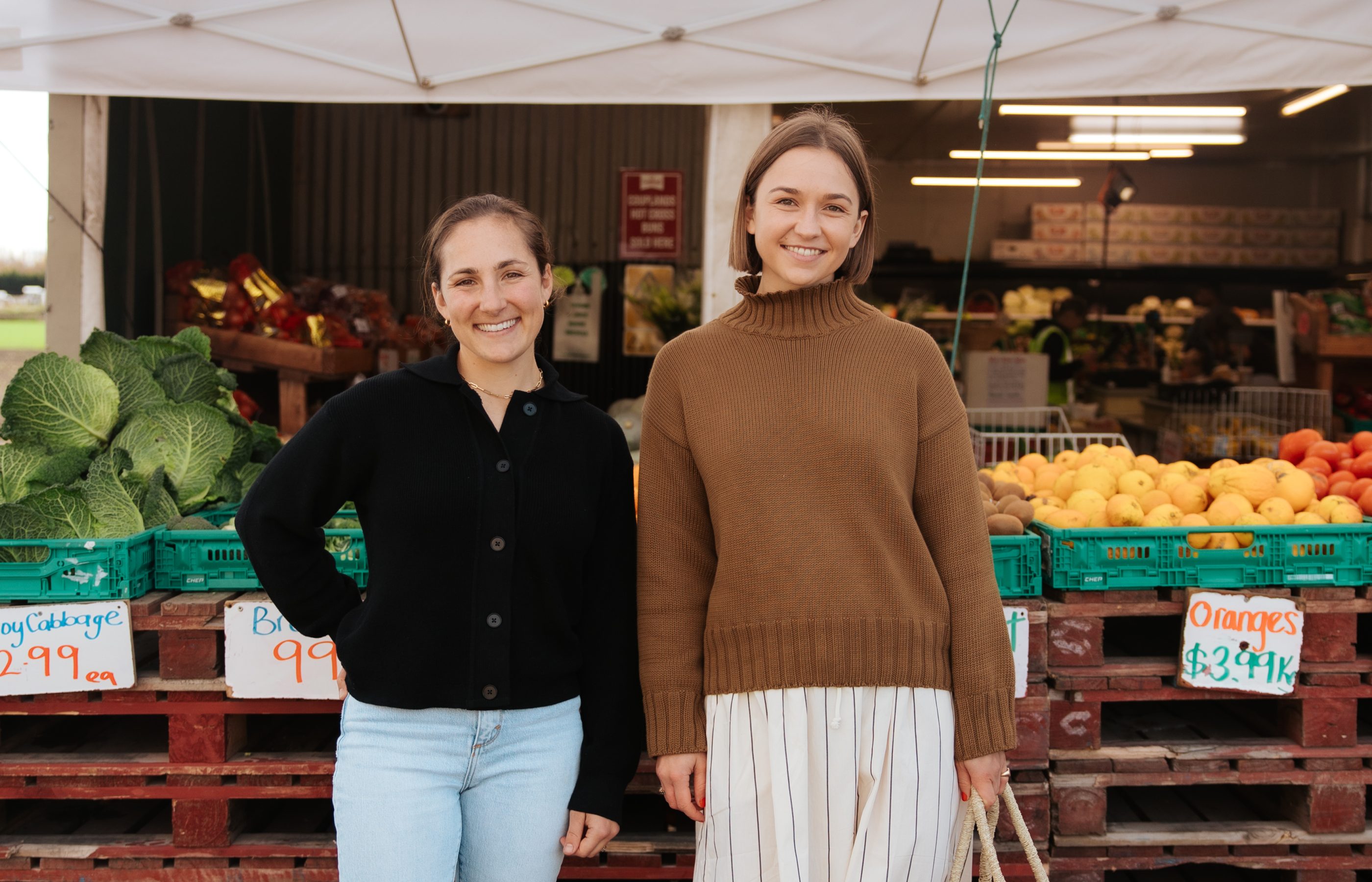 Harvest Lunch at Sherwood with Two Raw Sisters