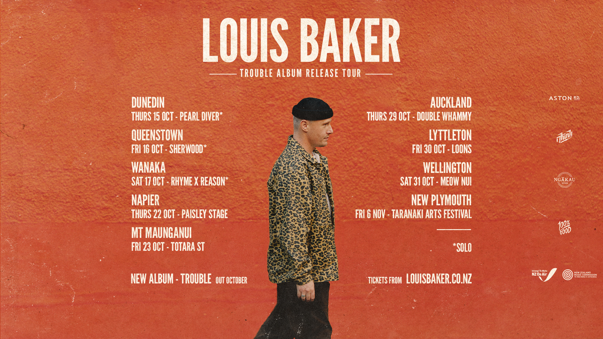 Louis Baker – Trouble Album Release Tour
